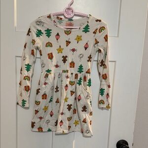 Cat & Jack Kids Dress with Festive Print